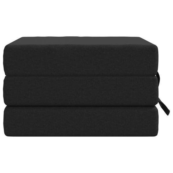 Klappsofa Bett 90 x 63 x 45 cm Schwarz