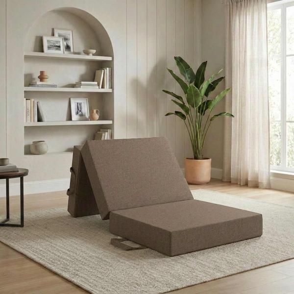 Klappsofa Bett 75 x 67 x 45 cm Taupe