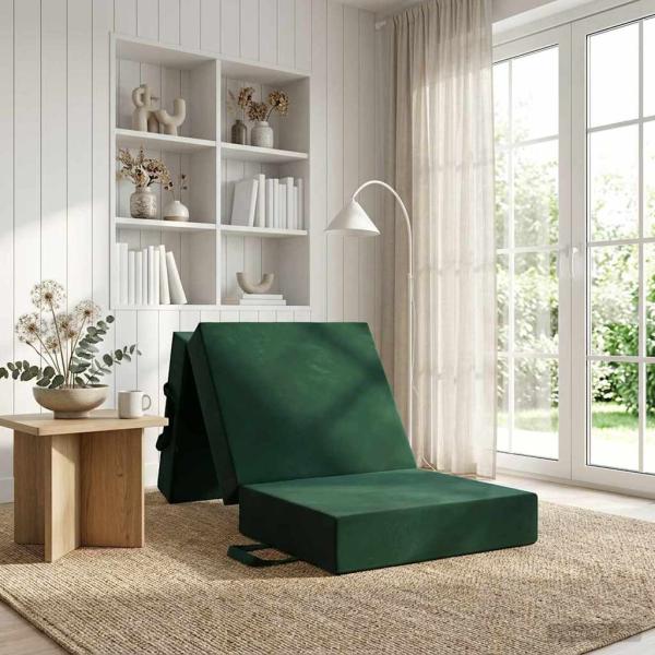 ARDEBO.de - Klappsofa Bett 75 x 67 x 45 cm Dunkelgrün