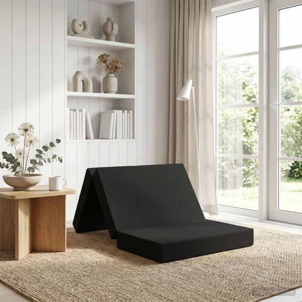 ARDEBO.de - Klappsofa Bett 80 x 67 x 45 cm Schwarz