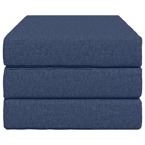 Klappsofa Bett 80 x 67 x 45 cm Blau