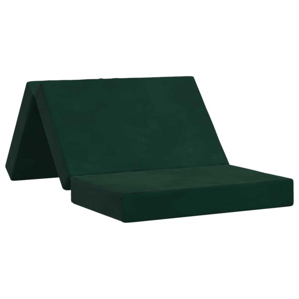 Klappsofa Bett 80 x 67 x 45 cm Dunkelgrün