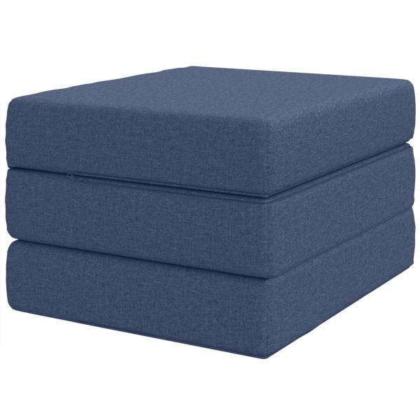 Klappsofa Bett 90 x 67 x 45 cm Blau