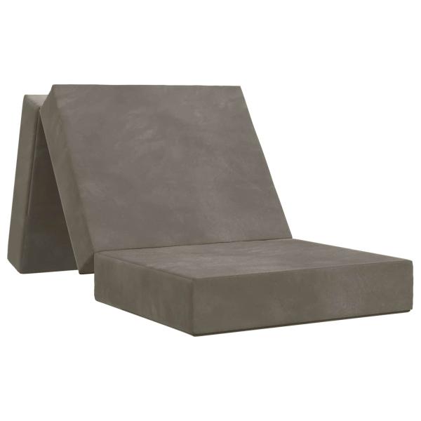 Klappsofa Bett 90 x 67 x 45 cm Hellgrau
