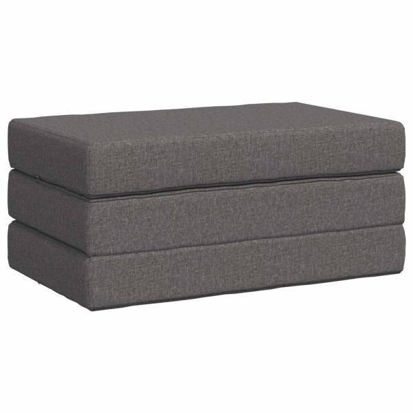 Klappsofa Bett 100 x 67 x 45 cm Hellgrau