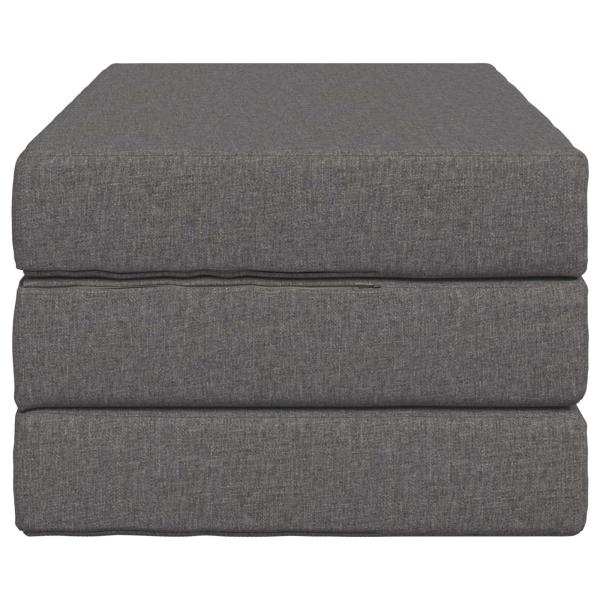 Klappsofa Bett 100 x 67 x 45 cm Hellgrau