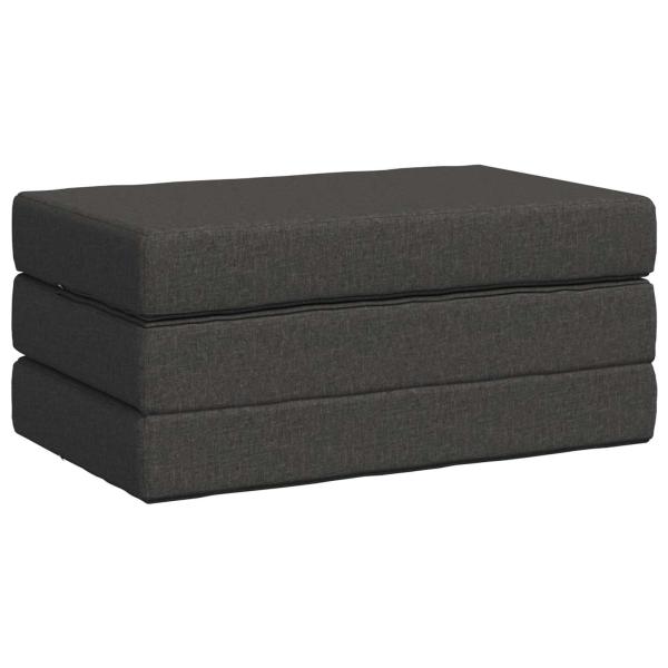 Klappsofa Bett 100 x 67 x 45 cm Dunkelgrau