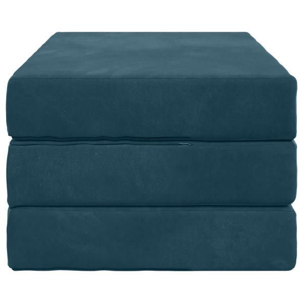 Klappsofa Bett 100 x 67 x 45 cm Blau