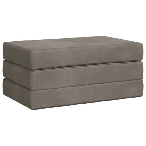 Klappsofa Bett 100 x 67 x 45 cm Hellgrau