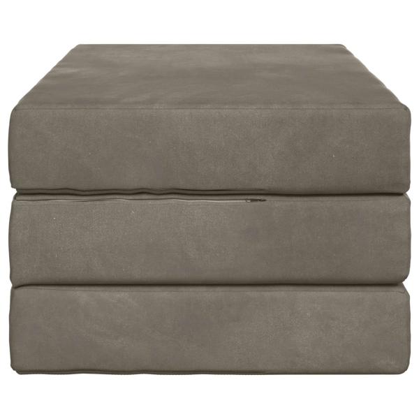 Klappsofa Bett 100 x 67 x 45 cm Hellgrau