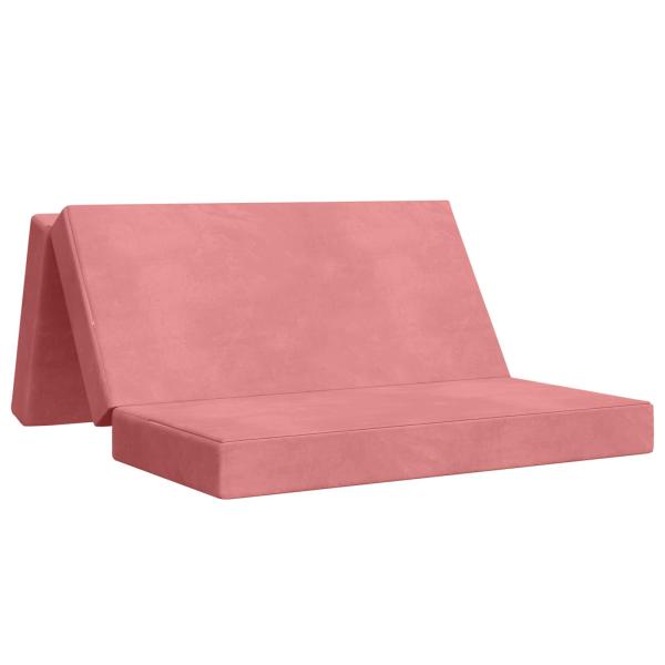 Klappsofa Bett 120 x 67 x 45 cm Rosa