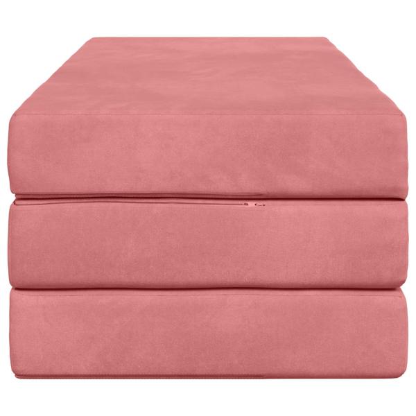Klappsofa Bett 120 x 67 x 45 cm Rosa