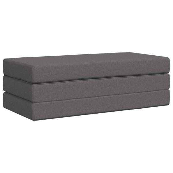 Klappsofa Bett 140 x 67 x 45 cm Hellgrau