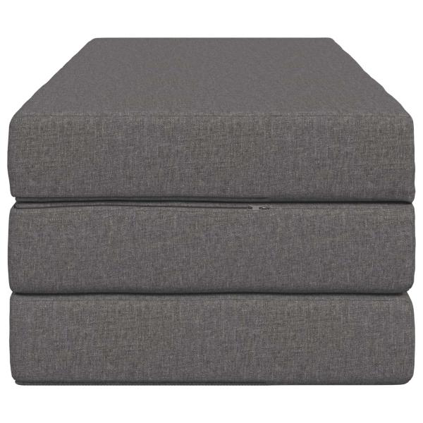 Klappsofa Bett 140 x 67 x 45 cm Hellgrau