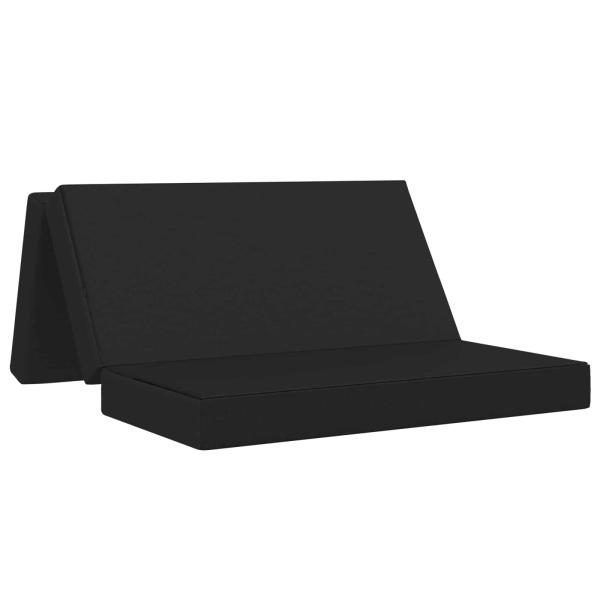 Klappsofa Bett 140 x 67 x 45 cm Schwarz