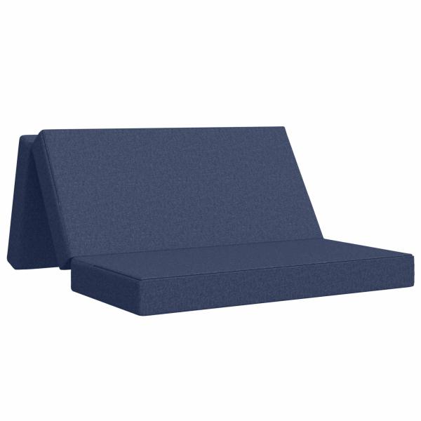 Klappsofa Bett 140 x 67 x 45 cm Blau