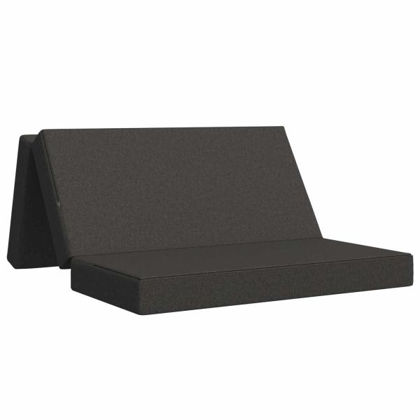 Klappsofa Bett 160 x 67 x 45 cm Dunkelgrau