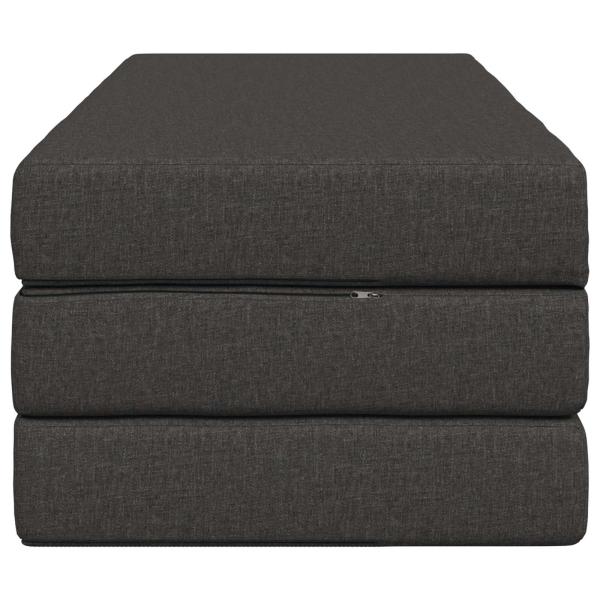 Klappsofa Bett 160 x 67 x 45 cm Dunkelgrau