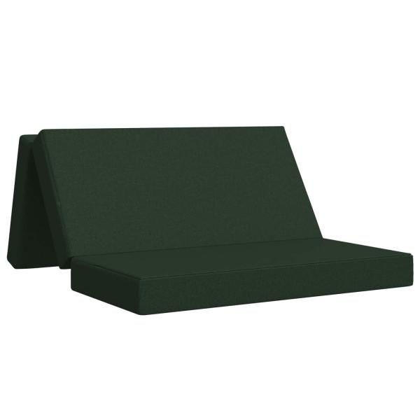 Klappsofa Bett 160 x 67 x 45 cm Dunkelgrün