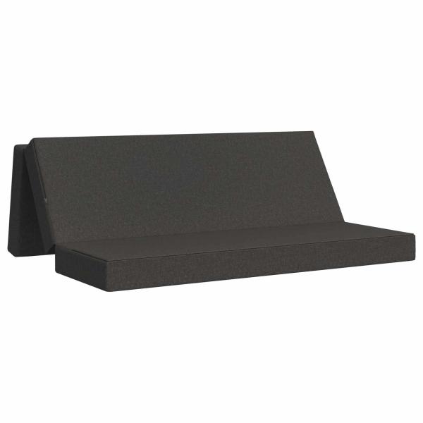 Klappsofa Bett 180 x 67 x 45 cm Dunkelgrau