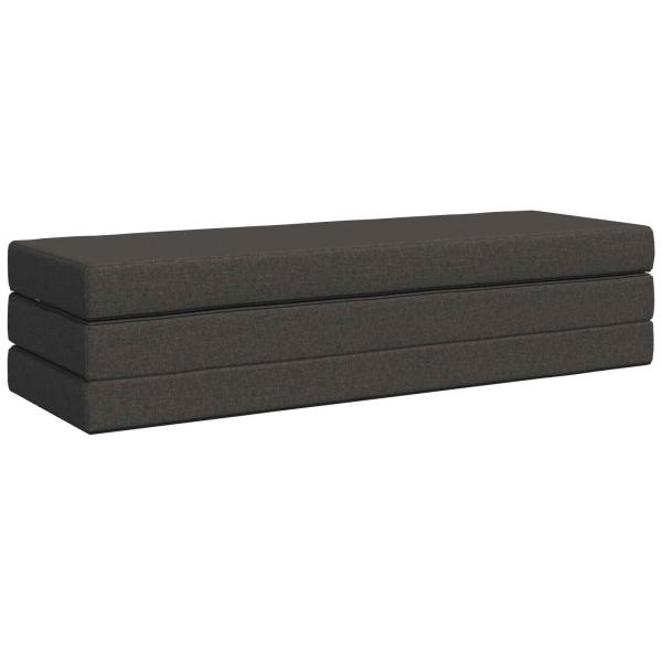 Klappsofa Bett 180 x 67 x 45 cm Dunkelgrau