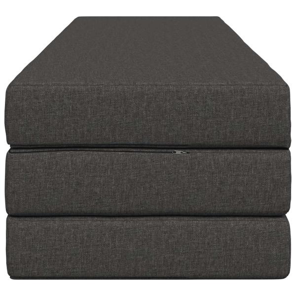 Klappsofa Bett 180 x 67 x 45 cm Dunkelgrau