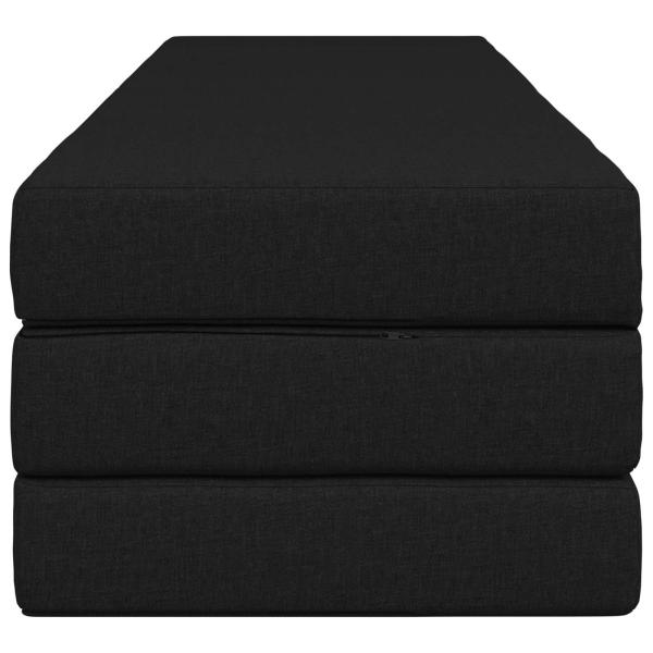 Klappsofa Bett 180 x 67 x 45 cm Schwarz