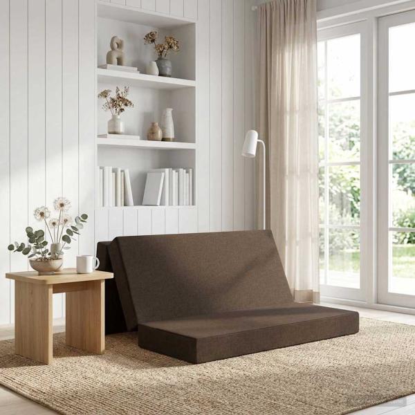 ARDEBO.de - Klappsofa Bett 180 x 67 x 45 cm Taupe