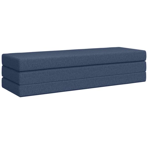 Klappsofa Bett 180 x 67 x 45 cm Blau