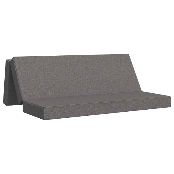 Klappsofa Bett 200 x 67 x 45 cm Hellgrau