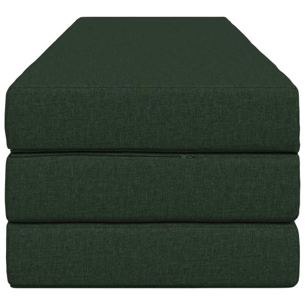 Klappsofa Bett 200 x 67 x 45 cm Dunkelgrün