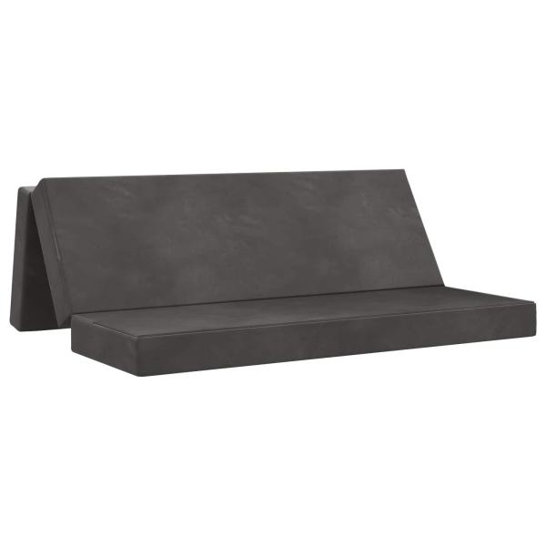 Klappsofa Bett 200 x 67 x 45cm Dunkelgrau