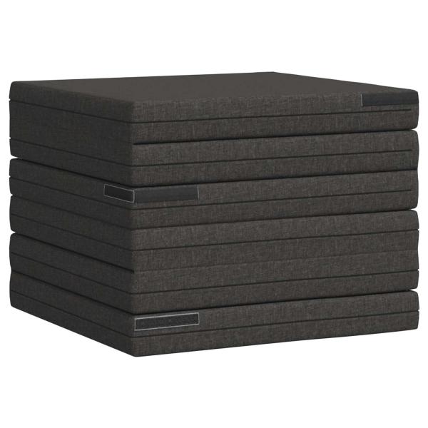 Klappsofa Bett 70 x 67 x 48 cm Dunkelgrau