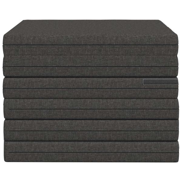 Klappsofa Bett 70 x 67 x 48 cm Dunkelgrau