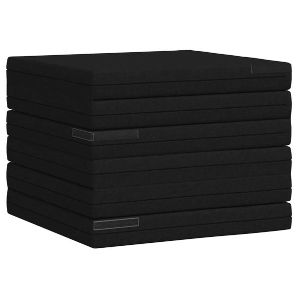 Klappsofa Bett 140 x 67 x 15 cm Schwarz