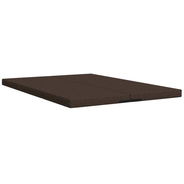 Klappsofa Bett 140 x 67 x 15 cm Taupe
