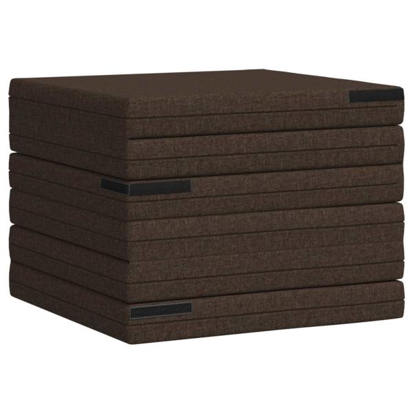 Klappsofa Bett 140 x 67 x 15 cm Taupe