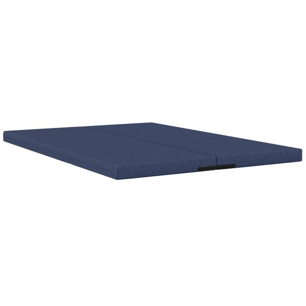 Klappsofa Bett 140 x 67 x 15 cm Blau