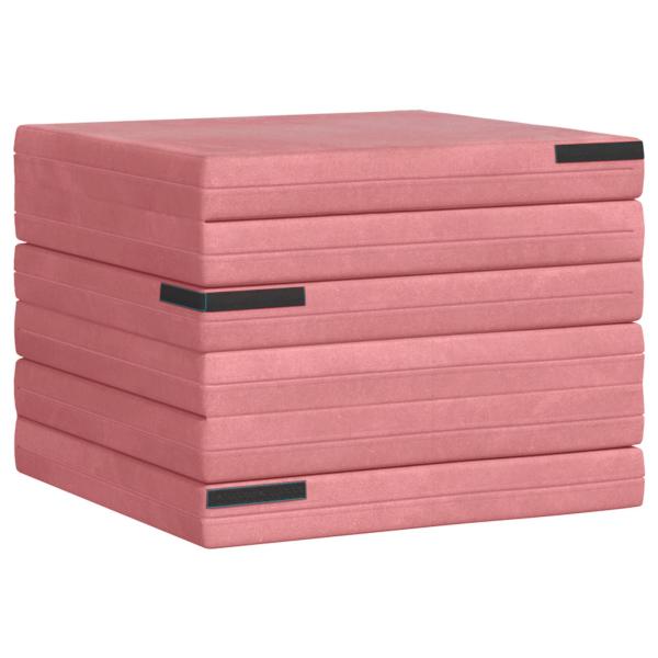 Klappsofa Bett 70 x 67 x 48 cm Rosa