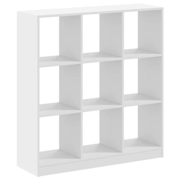 B?cherregal Wei? 102x32x108 cm Holzwerkstoff