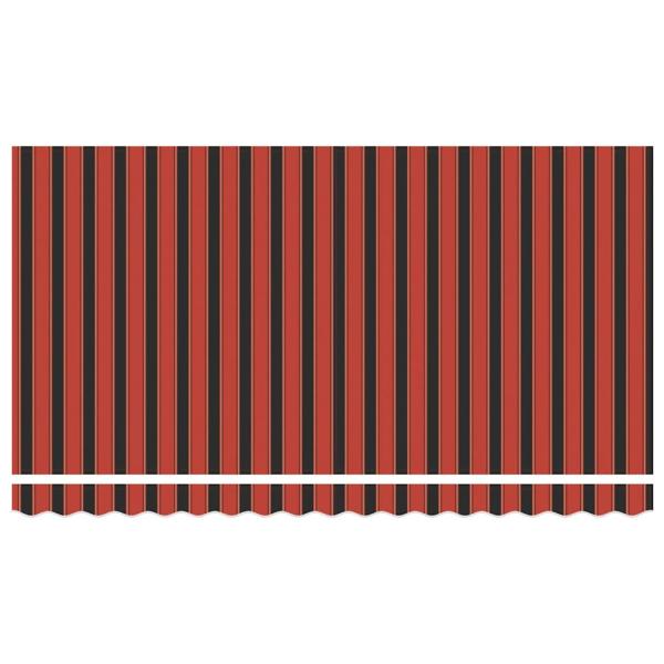 Einziehbare Markise Orange 350 x 200 cm Stoff