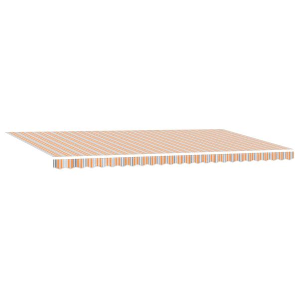 Ausziehbare Markise Mehrfarbig 600 x 300 cm Polyester