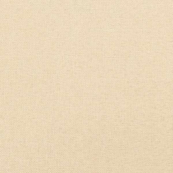 Fußhocker Creme 45x29,5x35 cm Stoff