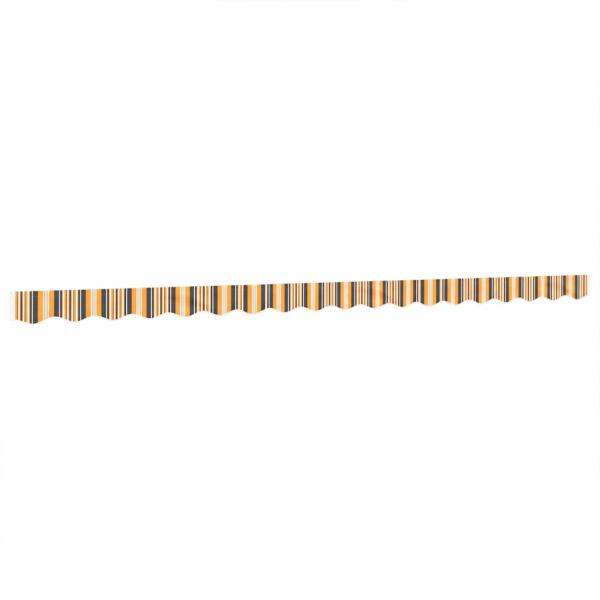 Markisenvolant Gelb und Grau Gestreift 450 cm