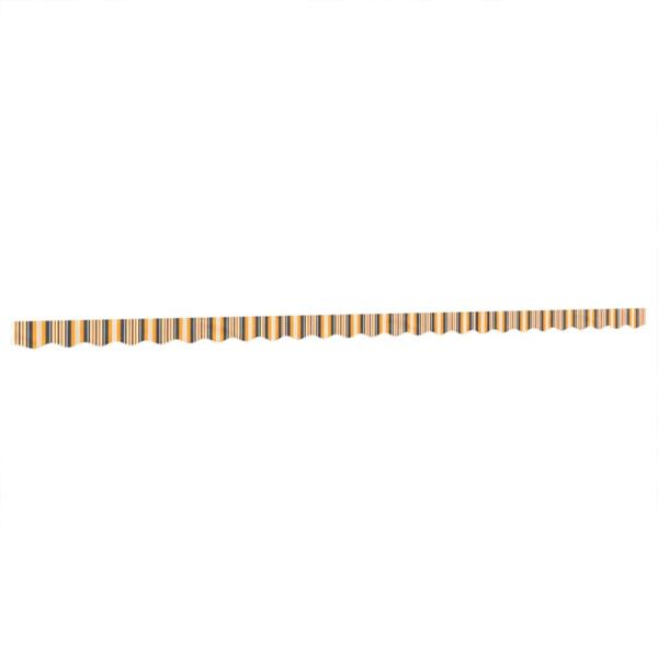Markisenvolant Gelb und Grau Gestreift 600 cm