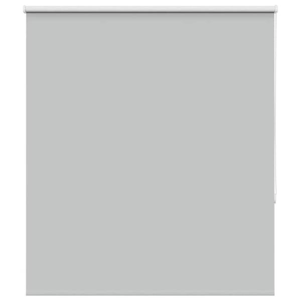 ARDEBO.de - Verdunkelungsrollo Hellgrau 130x130cm Stoffbreite 126,6cm