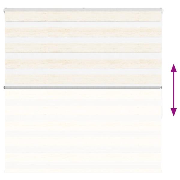 Doppelrollo Marmorbeige 150x150cm Stoffbreite 145,9 cm Polyester