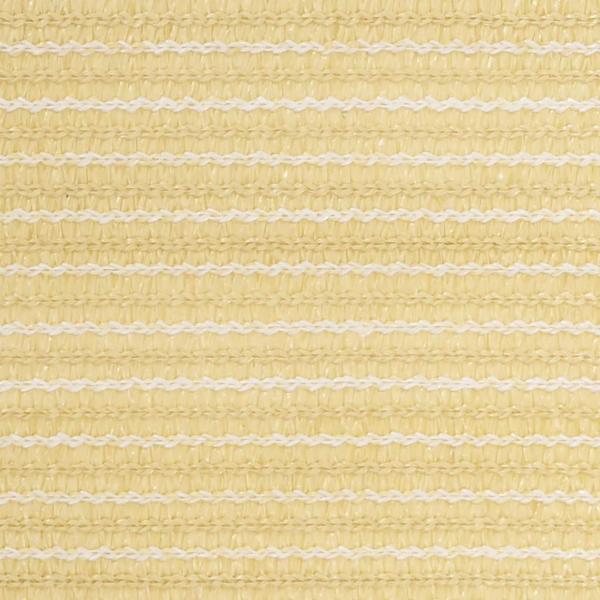Balkon-Sichtschutz Beige 75x600 cm HDPE