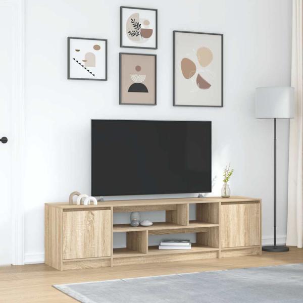 ARDEBO.de - TV-Schrank Sonoma-Eiche 188,5x41x50 cm Holzwerkstoff