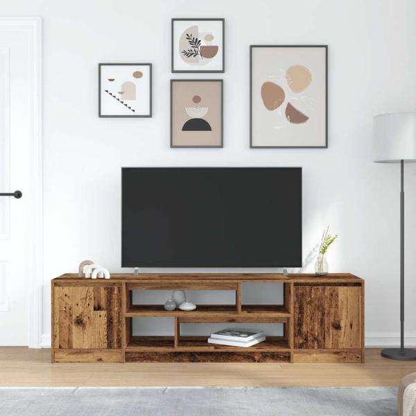 TV-Schrank Altholz-Optik 188,5x41x50 cm Holzwerkstoff